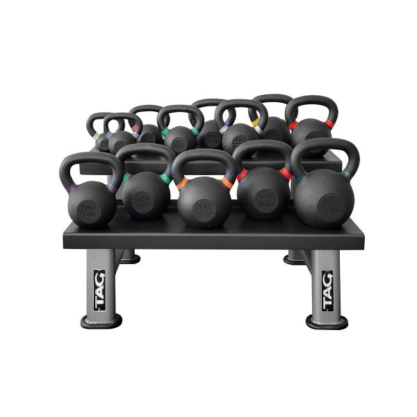 TAG Fitness Powder Coated Cast Iron Kettlebell Set