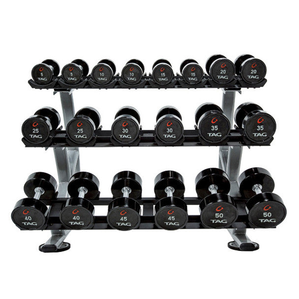 TAG Fitness Round Premium Ultrathane Dumbbell