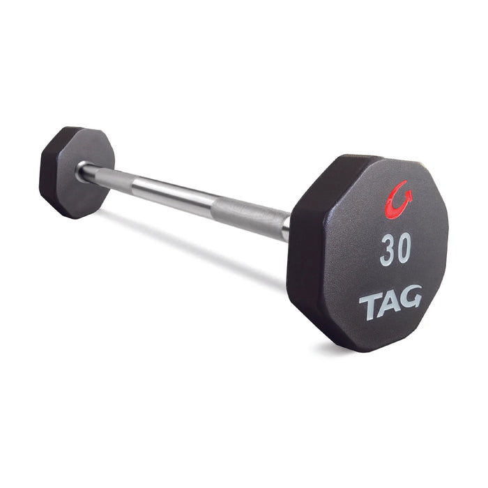 TAG Fitness (20-110 lb) Fixed Urethane Barbell & Rack