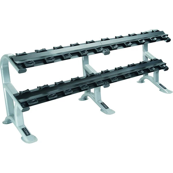 York 2-Tier ETS Dumbbell Rack for Pro-Style Dumbbells